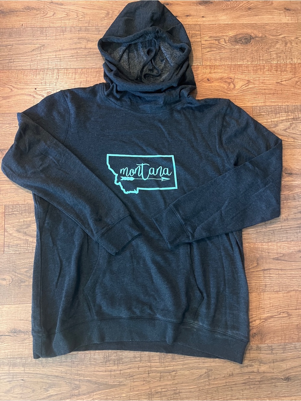 Hooded MT Sweatshirt w/Cowl Style Neck